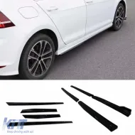 image-28-Bočni pragovi za Golf 7 s donjim lipom i krilcima, set od 4 komada, piano crna, vakuumska plastika / 2012-2018