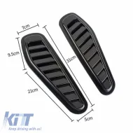 Bonnet Air Vent suitable for BMW GTR Style 33 x 11 x 1.5cm Black 2 Pcs-image-6311668