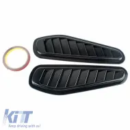Bonnet Air Vent suitable for BMW GTR Style 33 x 11 x 1.5cm Black 2 Pcs-image-6311670