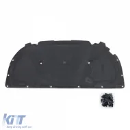 image-7-Bonnet insulation mat with clips for Audi A4 B7 Sedan Avant 04-08