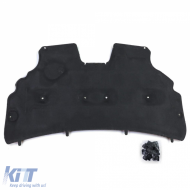 Bonnet insulation mat with clips for Ford Fiesta 6 pre-facelift 08-12 - ODHF6012379