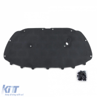 Bonnet insulation mat with clips for VW Polo 6R 09-14 - ODHV6012381