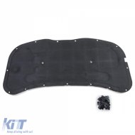 Bonnet insulation mat with clips for VW Polo 9N3 05—09 - ODHV6014178