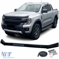 image-28-Bonnet protector stone chip guard black gloss for Ford Ranger T9 from 2023