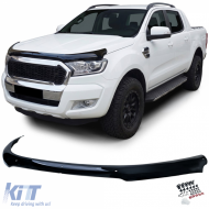 Bonnet Protector Stone Chip Shield Black for Ford Ranger T7 T8 2015-2022