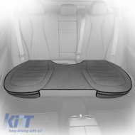 Bottom Seat Cushion Suitable for Otom With Front Pockets from Linen Fabric Smoke Grey CRLN-102 1 Piece