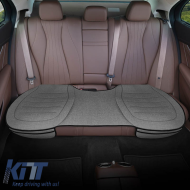 Bottom Seat Cushion Suitable for Otom With Front Pockets from Linen Fabric Smoke Grey CRLN-102 1 Piece