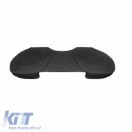 Bottom Seat Cushion Suitable for Otom With Front Pockets from Linen Fabric Black CRLN-101 1 Piece-image-6313477