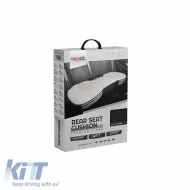 Bottom Seat Cushion Suitable for Otom With Front Pockets from Linen Fabric Black CRLN-101 1 Piece-image-6313478