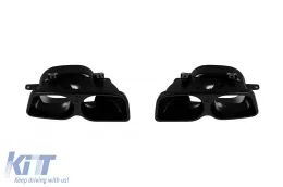 Brabus Front- und Heckstoßstange im A Design geeignet für Mercedes S-Klasse W222 2013-2017 mit Auspuffendrohren-image-6148258