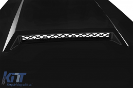 Brabus-Stil Haubenlufteinlass geeignet für Mercedes G-Klasse W463 1989-2017, glänzend schwarz-image-6265520