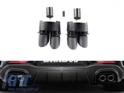 BRBS type carbon tips set suitable for Mercedes A Design GT 4 Door Coupe X290 after 2019 - ABMEEA6008649