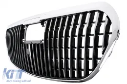 Brostiní máska gia Mercedes S-Class W223 2020+ Grille Limousine-image-6128603