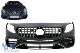 Brostinós profylaktíras gia Mercedes S-Class Coupe C217 2015-2021 S63 Design All Black-image-6126870