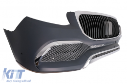 Brostinós profylaktíras gia Mercedes Sprinter W907 W910 2019-2024 M Design Grille PDC-image-6104499