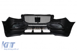 Brostinós profylaktíras gia Mercedes Sprinter W907 W910 2019-2024 M Design Grille PDC-image-6104503