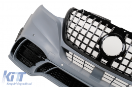 Brostinós profylaktíras gia Mercedes Sprinter W907 W910 2019-2024 GT Design Grille-image-6109696