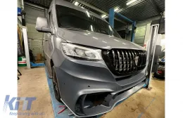 Brostinós profylaktíras gia Mercedes Sprinter W907 W910 2019-2024 GT Design Grille-image-6127766