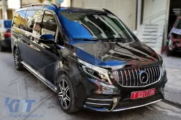 Brostinós profylaktíras gia Mercedes V-Class W447 2014-2019 Sport Line Design Káto máska-image-6211424