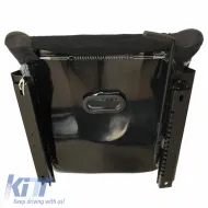 Bucket Seats Race Suede Alcantara Black Pair 2 Pcs-image-6293647