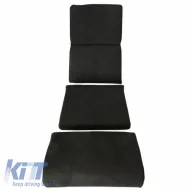 Bucket Seats Race Suede Alcantara Black Pair 2 Pcs-image-6293648