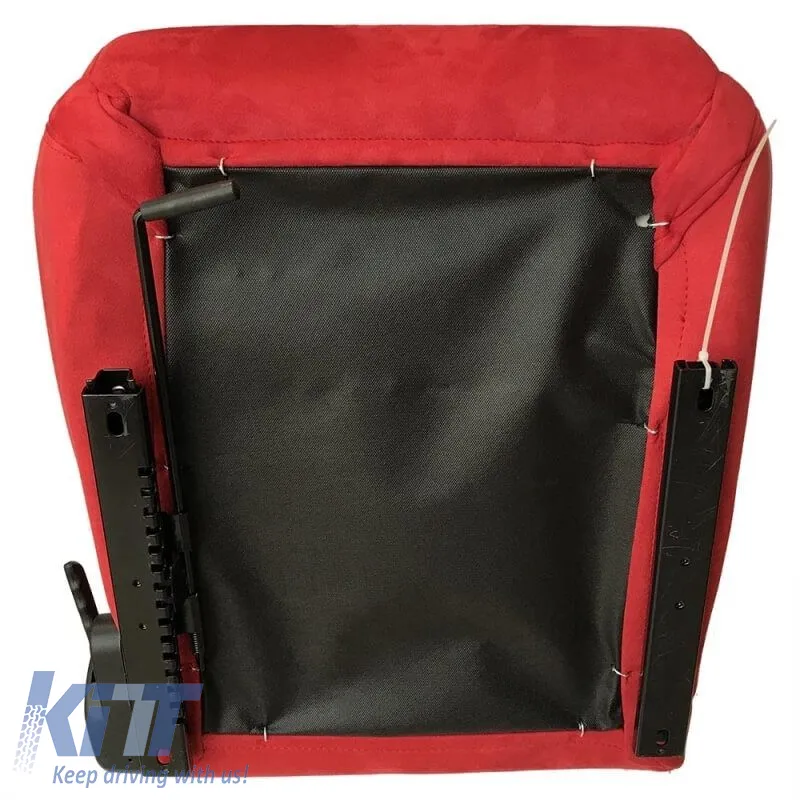 Bucket Seats suitable for R8 Suede Alcantara Red Pair 2 Pcs