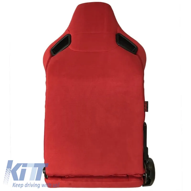 Bucket Seats suitable for R8 Suede Alcantara Red Pair 2 Pcs