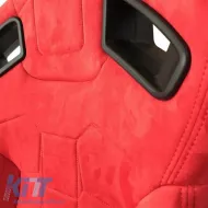 Bucket Seats suitable for R8 Suede Alcantara Red Pair 2 Pcs-image-6293661