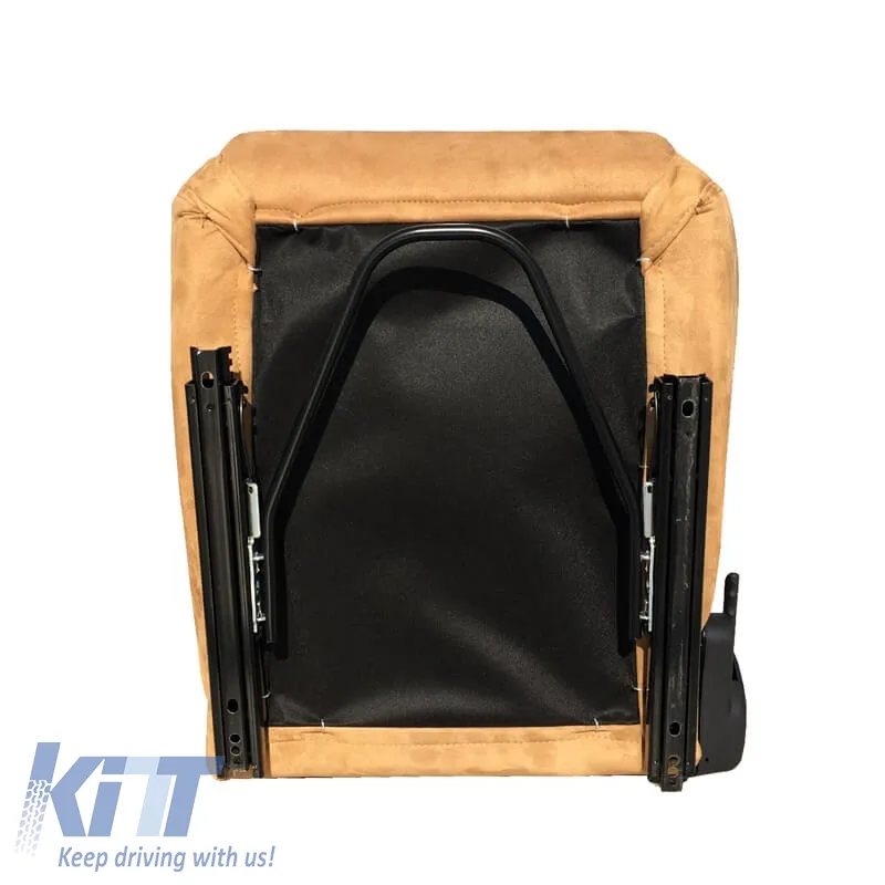 Bucket Seats suitable for R8 Suede Alcantara Beige Pair 2 Pcs