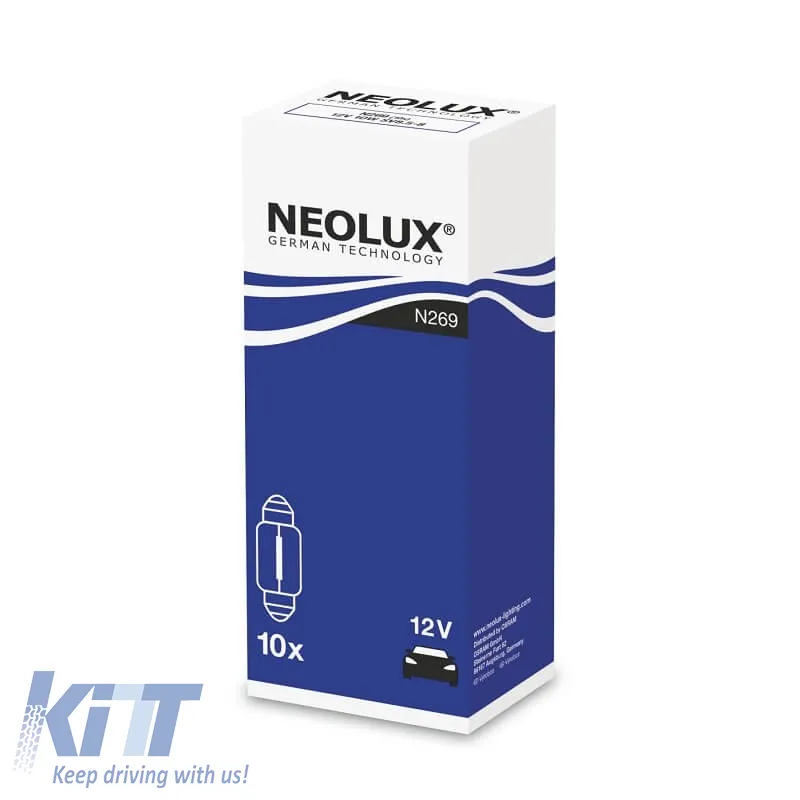 Bulb Festoon 31mm C10W SV8.5-8 12V 10W Neolux by Osram N269 1pc