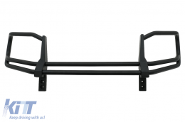 BullBar Front Guard suitable for Mercedes G-Class Facelift W463 G63 Design (2018-2022) Stainless Steel Piano Black-image-6095405