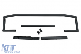 BullBar pour Mercedes Classe G W463 1989-2018 Noir seul pour G63 G65 Pare-chocs-image-6092939