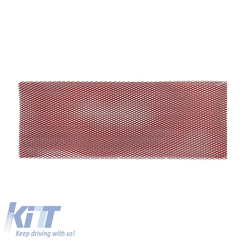 Bumper Mesh Universal Aluminium 100x30cm Red 1 Piece