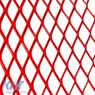 Bumper Mesh Universal Aluminium 100x30cm Red 1 Piece-image-6306503