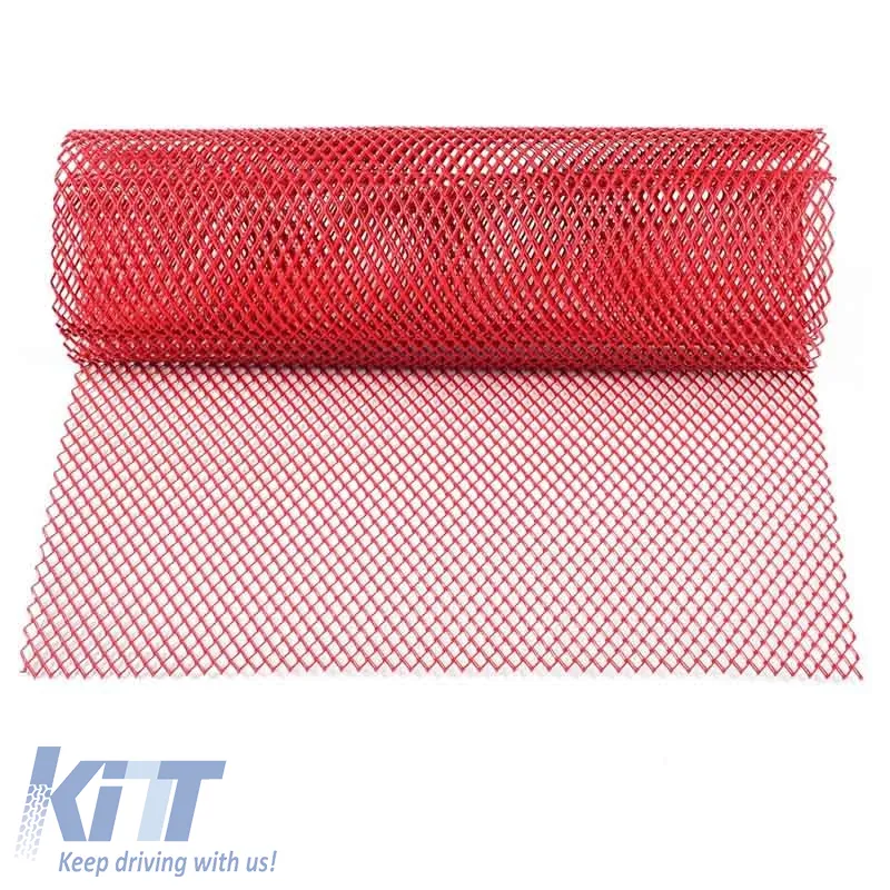 Bumper Mesh Universal Aluminium 120x20cm Red 1 Pc