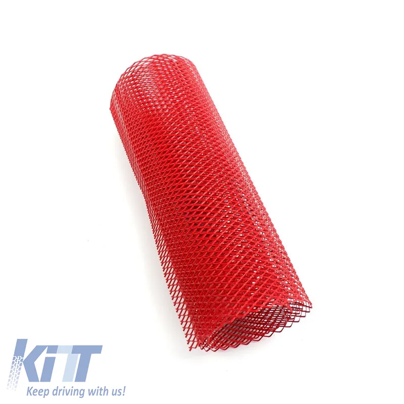 Bumper Mesh Universal Aluminium 120x20cm Red 1 Pc