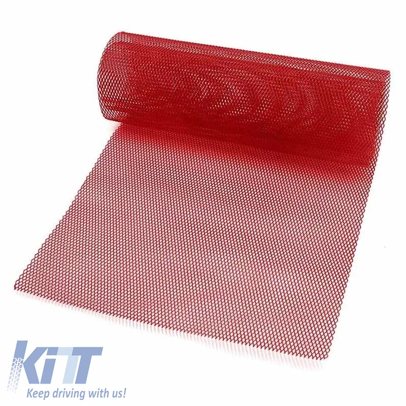 Bumper Mesh Universal Aluminium 120x20cm Red 1 Pc