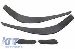 Bumper Splitters Fins Aero Side Vent Canards suitable for Mercedes Benz CLA W117 C117 X117 (2013-2016) CLA45 A-Design Carbon Film-image-6036384