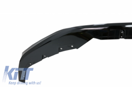 Bumper Spoiler Lip with Diffuser and Side Skirts Extension suitable for BMW 5 Series G30 Limousine G31 Touring (2017-2019) M Sport Design-image-6045518