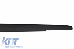Bumper Spoiler Lip with Diffuser and Side Skirts Extension suitable for BMW 5 Series G30 Limousine G31 Touring (2017-2019) M Sport Design-image-6045522