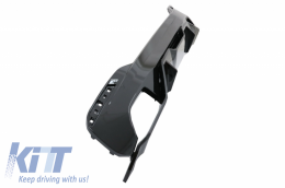 Bumper Spoiler Lip with Diffuser and Side Skirts Extension suitable for BMW 5 Series G30 Limousine G31 Touring (2017-2019) M Sport Design-image-6045526