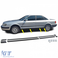 Bumper strips trim strips door moldings set lower for Audi 100 C4 90-94 - ODDMA6025216