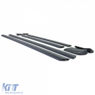 Bumper strips trim strips door moldings set lower for Audi 100 C4 90-94-image-6257463