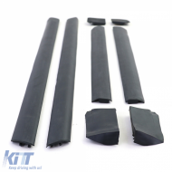 Bumper strips trim strips door moldings set lower for Audi 100 C4 90-94-image-6257464