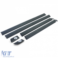 Bumper strips trim strips door strips set 8-piece for Audi 100 C4 90-94-image-6261458