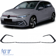 Bumper Trim Set 3-piece Matte for VW Golf 8 GTI GTD R-Line 19-24 - ODFBV6012680