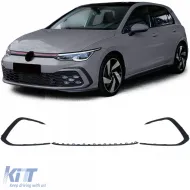 image-20-Bumper Trim Set 3-piece Matte for VW Golf 8 GTI GTD R-Line 19-24