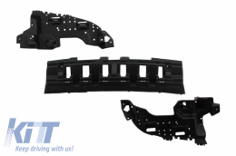 Bumper Valance Diffuser with Rear Bumper Flaps suitable for Mercedes C-Class C205 A205 Coupe Cabriolet (2014-2019) Facelift C63S Design All Black-image-6073238
