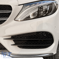 Bumpergrill-Set geeignet für Mercedes C W205 C205 A205 S205 14-18-image-6203328