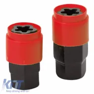 Butzi Pro lopásgátló kerékcsavar/anya készlet 6 db, egyedi kulccsal, HH típus 1/2 UNF-image-6294868